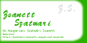 zsanett szatmari business card